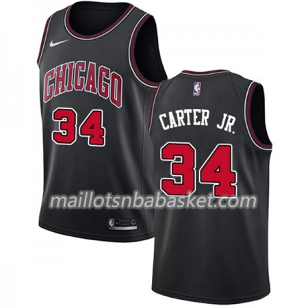 Maillot Homme Chicago Bulls Wendell Carter Jr 34 Nike Noir Swingman
